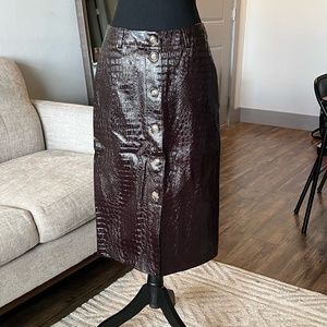 Rachel Comey x Target Faux Leather Textured Pencil Skirt